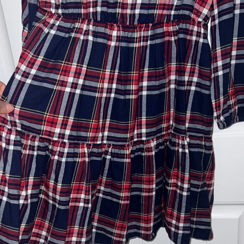 Crewcuts Classic Red and Blue Plaid Girls Dress - Size 10 - Picture 8 of 9